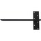Ekena Millwork 2 1/2"W x 16"D Floating Steel Heavy Duty Wall Mount, Powder Coated Black BKTM02X16FWPBL - alternate 6